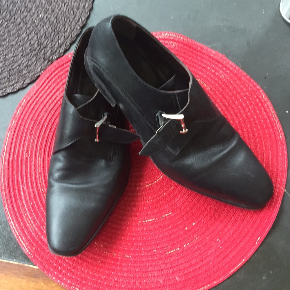 A.Testoni Men’s Black Shoes Gently Used